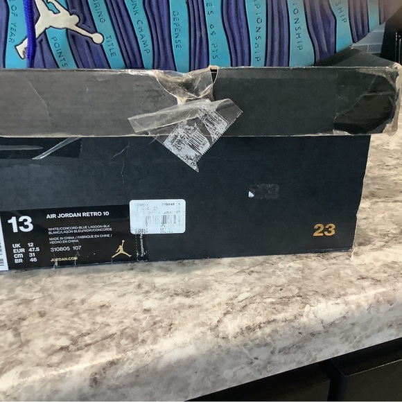 Air Jordan 10, size 13 - Picture 6 of 6